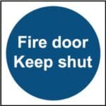 Fire Door Keep Shut Sign