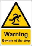 Danger Beware Step Sign
