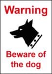 Beware Of Dog Sign