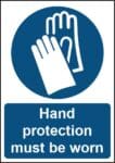 Hand Protection Must Be Worn Sign