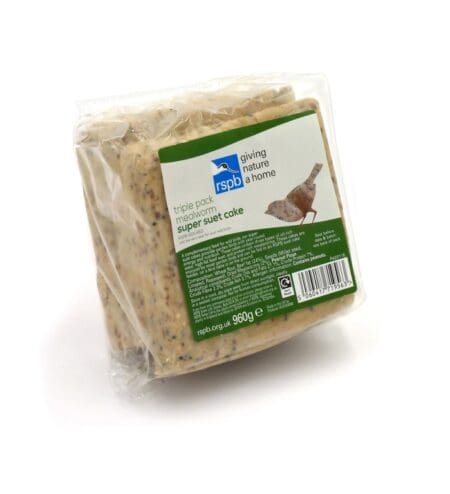 Super Suet Cake With Mealworms Pack 3