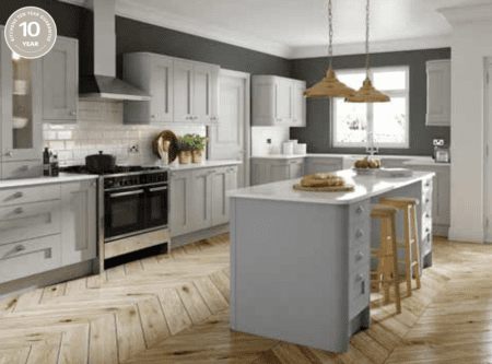 Grained Kitchen L-Shaped Option