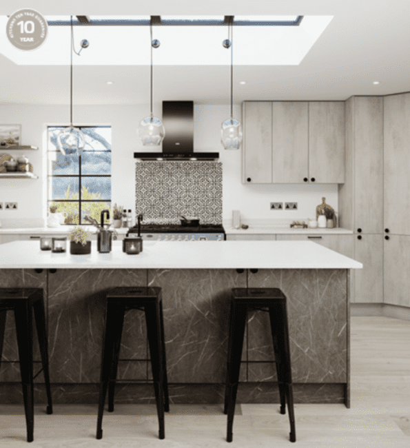 Eterna Kitchen L-Shaped Option