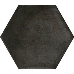 Cementine Hexagon Black Wall Tile 23 x 27cm