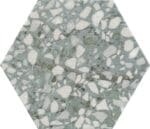 Terazzo Hexagon Sage Wall Tile 1m2