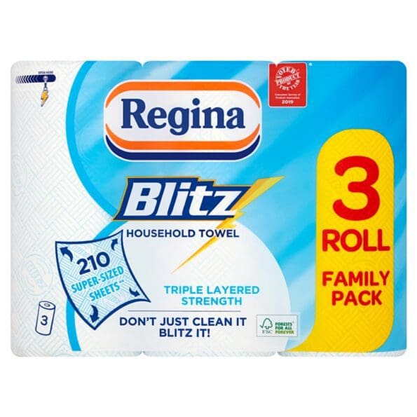 Blitz Kitchen Roll 210 Sheets