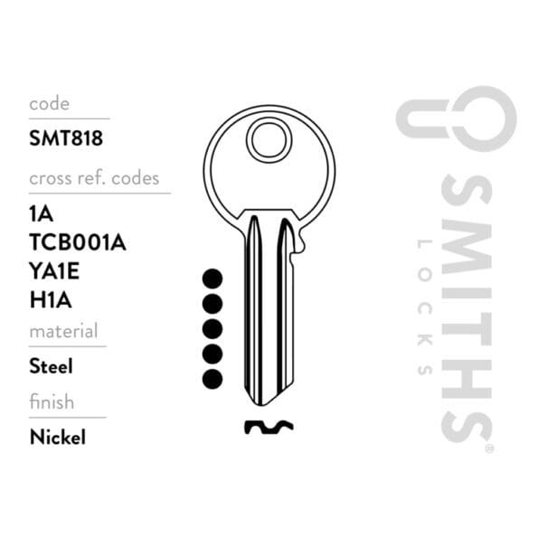 Yale 5 Pin Cylinder Key Blanks