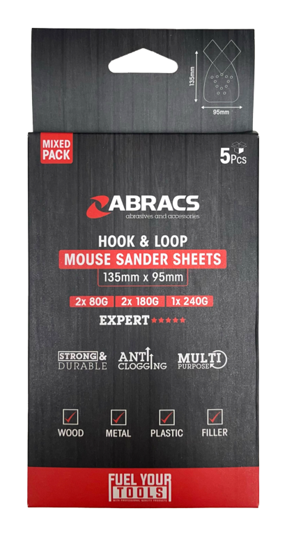 Mouse Sander Sheet Pack 5
