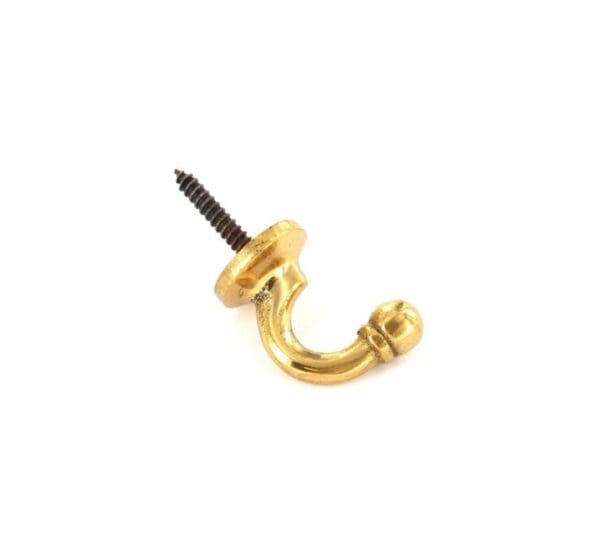 Brass Tieback Hooks Ball End (2)