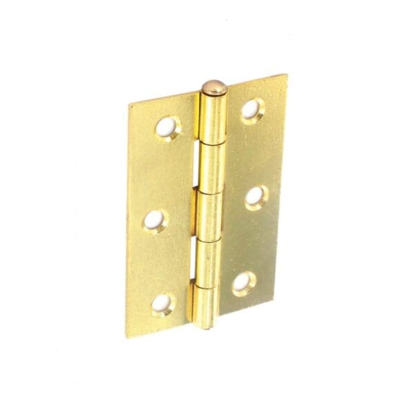 Loose Pin Butt Hinges Brass Plated (Pair)