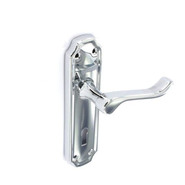 Kempton chrome lock handles