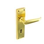 Premier Victorian Brass Lock Handles