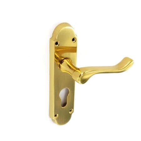 Richmond Brass Euro Lock Handles (Pair)