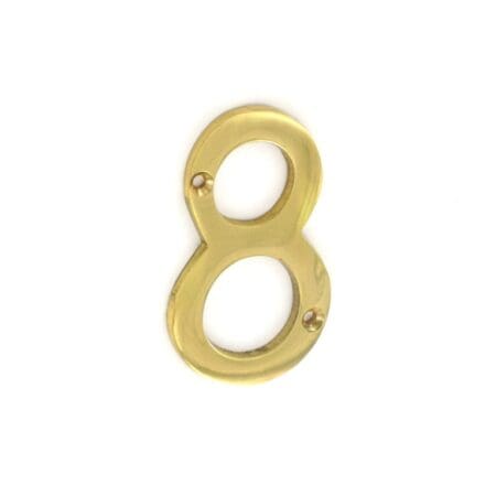 Brass Numeral No.8