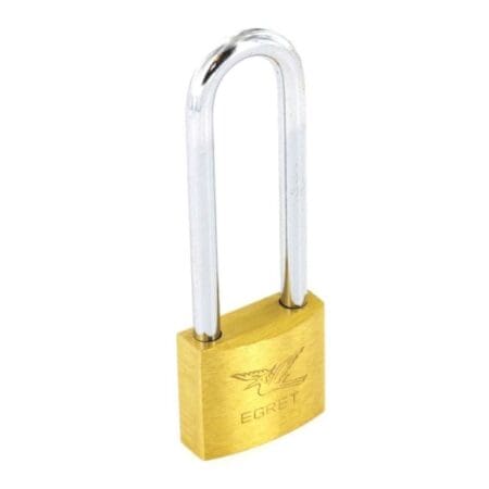 Egret Long Shackle Brass Padlock