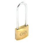 Tricircle Long Shackle Brass Padlock