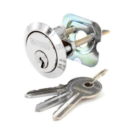 Chrome Plated Spare Cylinder with 3 Keys