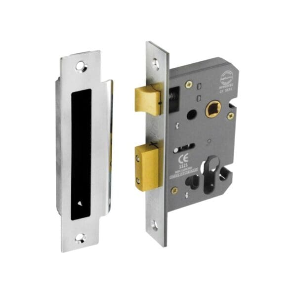 Euro Sash Lock Nickel Plated 48mm C/C