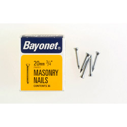 Masonry Nails - Zinc Plated (Box Pack)