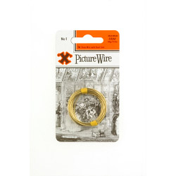 Brass Picture Wire (Blister Pack)