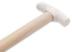 Replacement Ash Crutch Handle - 304S Pattern Single Bent Taper