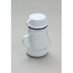 Tea Can Including Cup - Traditional White