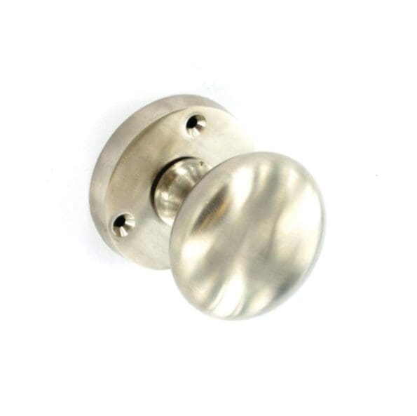 Brushed Nickel Mortice Knobs (Pair)