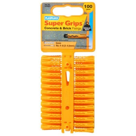 Supergrip Fixings - Yellow