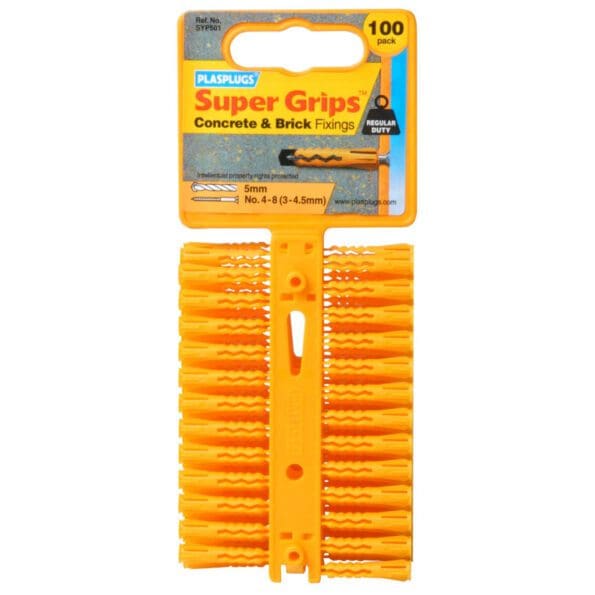 Supergrip Fixings - Yellow