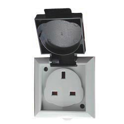 Outdoor IP54 1 Gang 13amp Socket