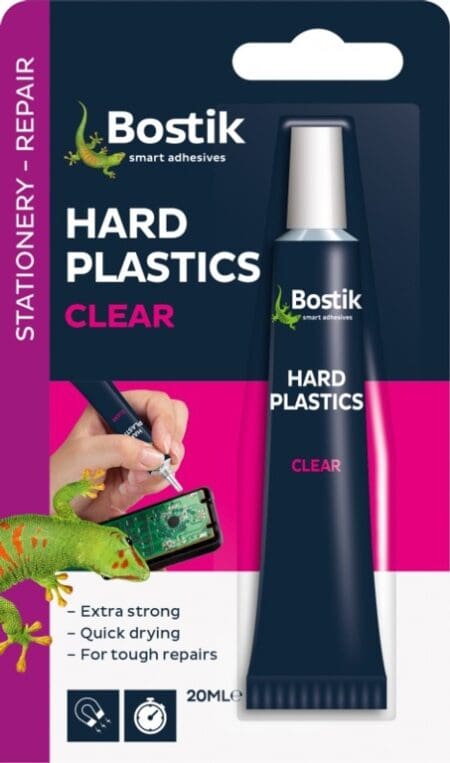 Hard Plastics Clear Adhesive