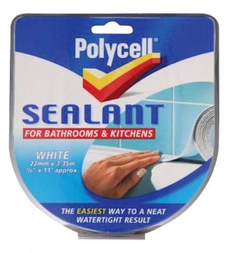 Sealant Strip Bathroom & Kitchen - White