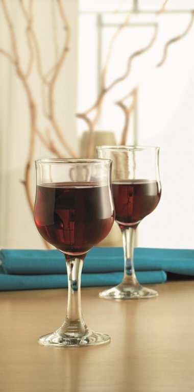 Tulip Red Wine Glasses x 4