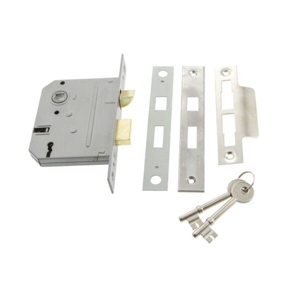 Mortice Sashlock Nickel Plated