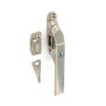 Locking Casement Fastener Brushed Nickel