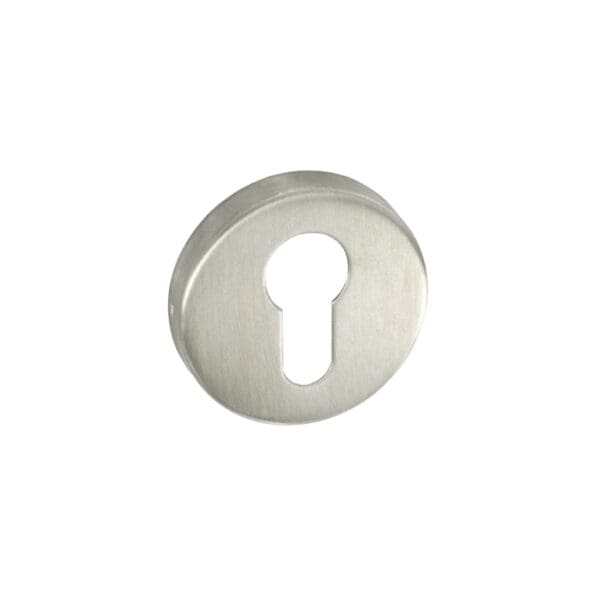 Satin Stainless Steel Euro Profile Escutcheons (2)