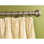 Silver Metal Extending Curtain Pole