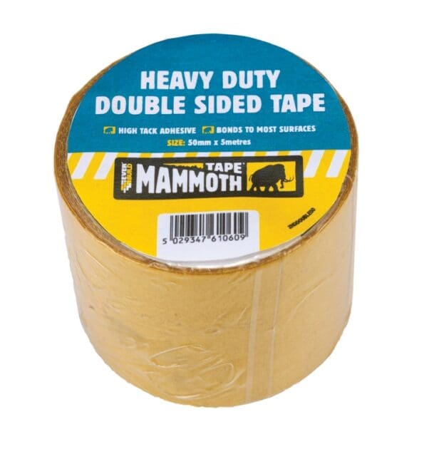 Heavy Duty Double Sided Tape 50mm x 5m