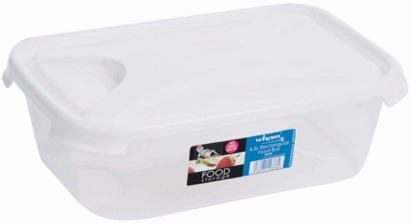 Rectangular Food Storage White