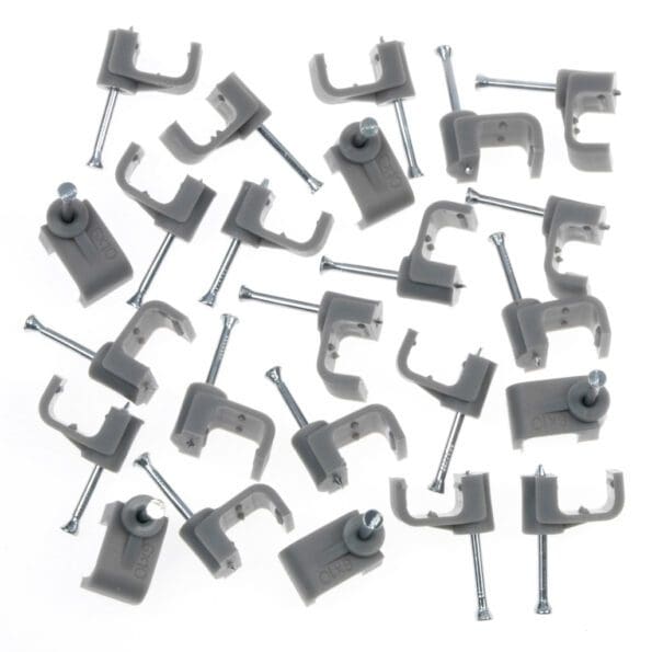 Cable Clips Flat Pack 10