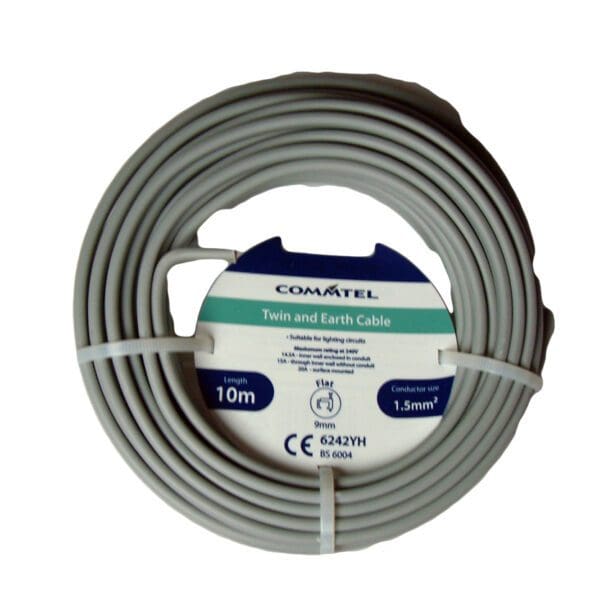 Twin and Earth Cable 10m 1.5mm