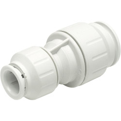 Reducing Straight Coupler - White