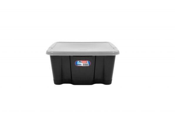 Storage Box Black Base And Clear Lid