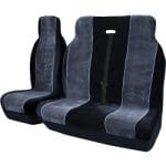 Alpha Hi-Back "Velour Style" Van Seat Cover Set