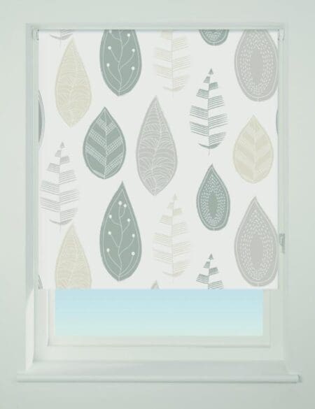 Pattern Blackout Roller Blind Leaf Natural