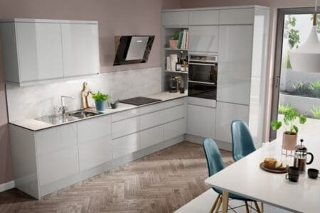 Capri Grey Kitchen 7 Piece Layout