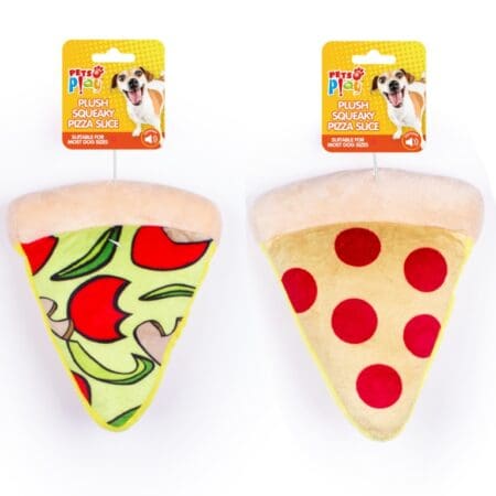 Squeaky Plush Pizza Slice