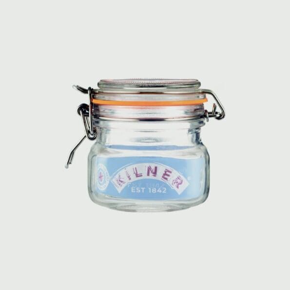 Clip Top Square Jar